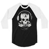 astronaut skull 3/4 Sleeve Shirt