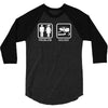 drifting   problem solved mens funny 3/4 Sleeve Shirt