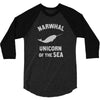 narwhals 3/4 Sleeve Shirt