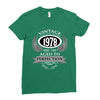 vintage quality without compromise 1978 aged to perfection Ladies Fitted T-Shirt