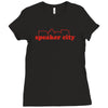 speaker city Ladies Fitted T-Shirt