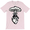 heart and nuclear explosion T-Shirt