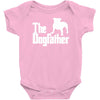 the dogfather  nerd retro der pate godfather fun Baby Onesie