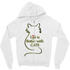 life is better with cats Zipper Hoodie