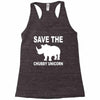 chubby unicorn Racerback Tank