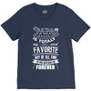 My Papa is Totally My Most Favorite Guy Of All Time V-Neck Tee