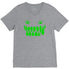 fun monster face, eat, beast, V-Neck Tee