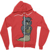 mucus bear Zipper Hoodie