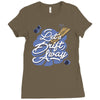 let's drift away Ladies Fitted T-Shirt