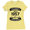 Premium Vintage 1957 Ladies Fitted T-Shirt
