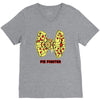 pie fighter V-Neck Tee