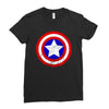 Captain America Ladies Fitted T-Shirt