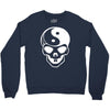 yin yang skull (2) Crewneck Sweatshirt