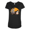 lost in space Maternity Scoop Neck T-shirt