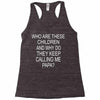 who are these children (2) Racerback Tank
