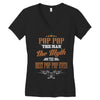 pop pop the man the myth best pop pop ever Women's V-Neck T-Shirt