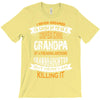 Super Cool Grandpa Of A Freaking Awesome Granddaughter T-Shirt