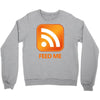 rss feed me Crewneck Sweatshirt