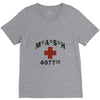 mash 4077th tv division vintage style V-Neck Tee