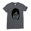 crazy girl Ladies Fitted T-Shirt