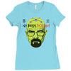 no brain no gain Ladies Fitted T-Shirt