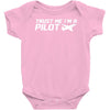 trust me, i'm a pilot   captain airplane flight crew plane airport tee Baby Bodysuit