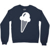 ice cream cone funny Crewneck Sweatshirt