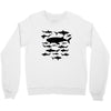 shark chart light blue t shirt Crewneck Sweatshirt
