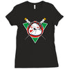 mighty raph Ladies Fitted T-Shirt