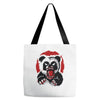 angry panda Tote Bags