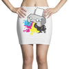 puker printer Mini Skirts