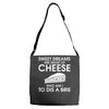 sweet dreams are made of cheese Adjustable Strap Totes