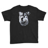 round neck dog wolf Youth Tee