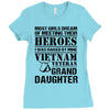 Vietnam Veteran Granddaughter Ladies Fitted T-Shirt