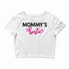 mommy's bestie Crop Top