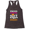 Class of 2017 Proud Grandma Graduation Racerback Tank