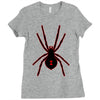 black widow spider Ladies Fitted T-Shirt