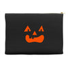 fun face pumpkin Accessory Pouches