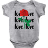 Love Rose Baby Bodysuit