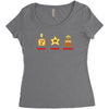 money power woman Women's Triblend Scoop T-shirt