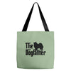 the dogfather american eskimo dog Tote Bags