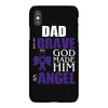 my dad was so brave god made him an angel iPhoneX Case