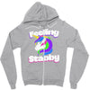 feeling stabby Zipper Hoodie