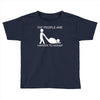 fat people are harder to kidnap funny Toddler T-shirt