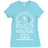 Golfer Dad Ladies Fitted T-Shirt