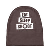 v5 eat sleep shoot Baby Beanies