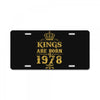kings are born in 1978 License Plate
