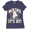 maine Ladies Fitted T-Shirt