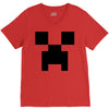 creeper face V-Neck Tee