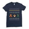 super mario chistmas Ladies Fitted T-Shirt